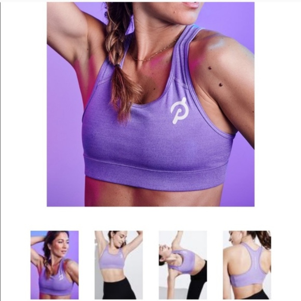 Peloton x Nualime Sports Bra Purple